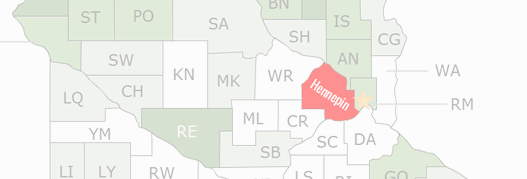 Hennepin County Map