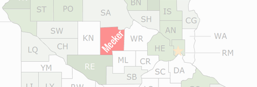 Meeker County Map