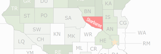 Sherburne County Map